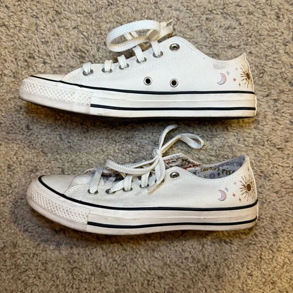 Converse Chuck Taylor All Star Mystic World Low Top Lace Up Canvas Sneaker 8.5 - Picture 6 of 12